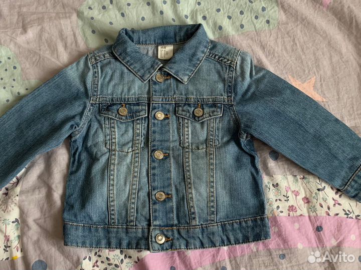 Вещи на девочку пакетом 1.5г (86см)