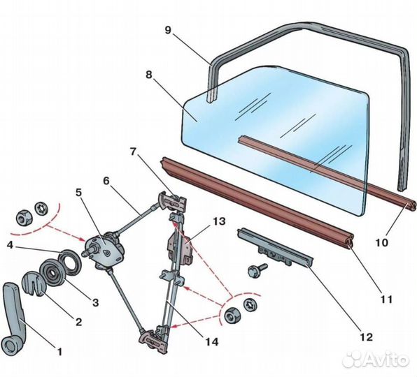 Эсп электростеклоподьемник ваз Лада шнива