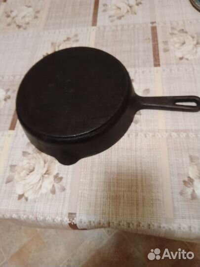Чугунная сковорода СССР новая