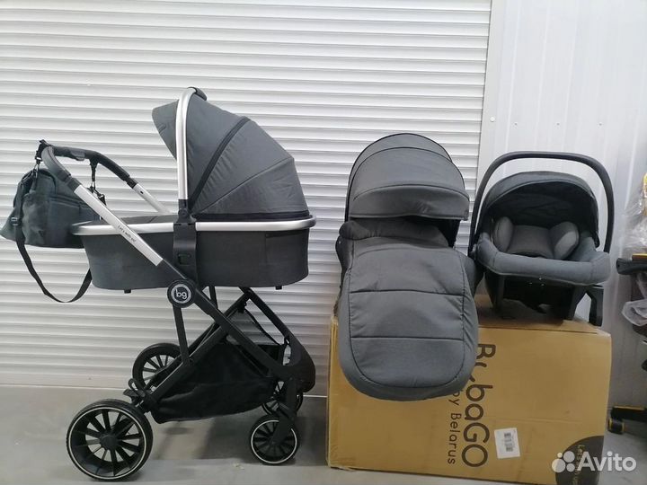 Коляска 3 в 1 BubaGo