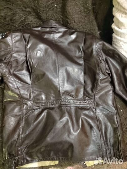 Кожаная куртка лётная (шевретка)