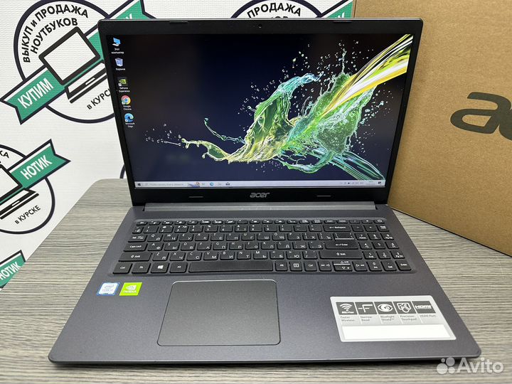 Игровой Acer core i3-7020 12GB DDR4 MX130 FHD SSD