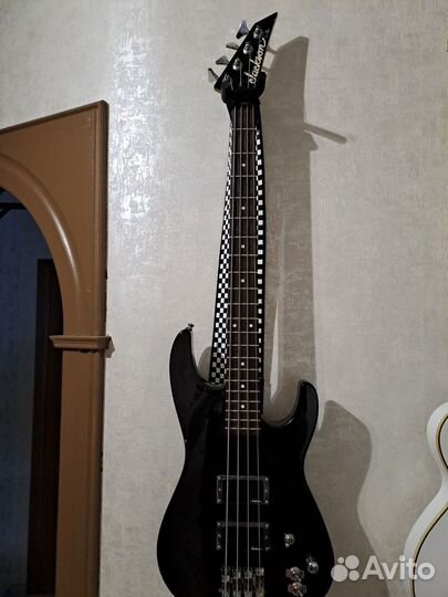 Басс гитара Jackson super Dinky MI 1993 black