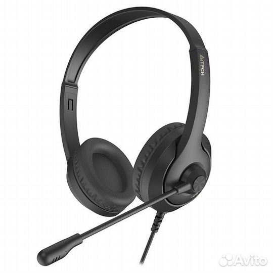 Наушники с микрофоном A4Tech Fstyler FH100 черные