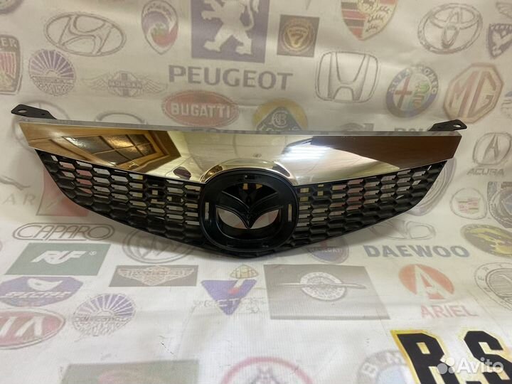 Решетка радиатора mazda 6 03-05 (хром)