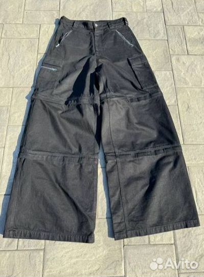 Vetements Transformer Jeans In Black