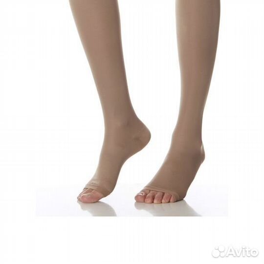 EU 226 Чулки компрессионные, откр. носок, унисекс