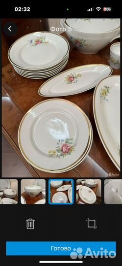 Столовый сервиз Дулево