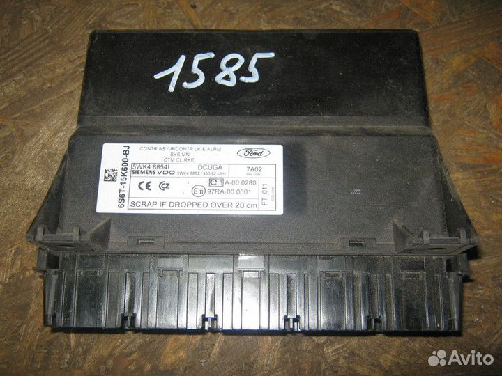 Блок комфорта Ford Fiesta 5