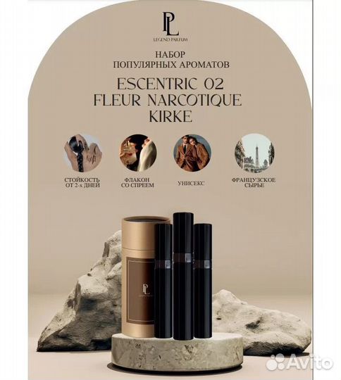 Духи Набор из 3-х ароматов