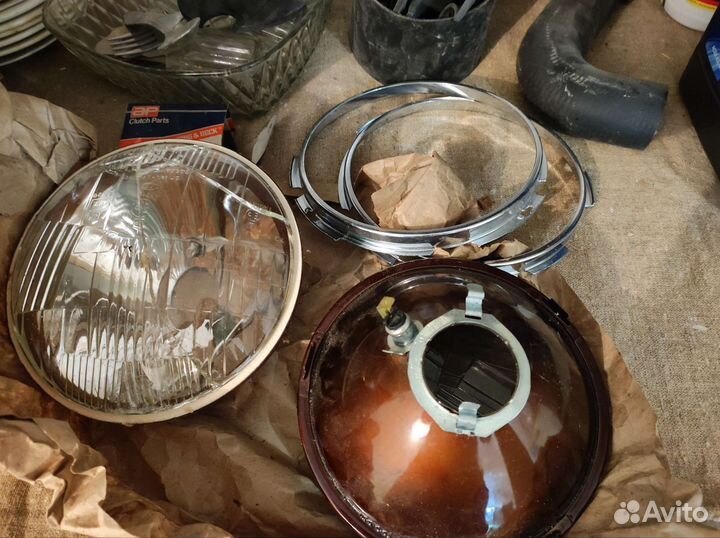 Фары ваз 2101, 2102 СССР с хром накладками