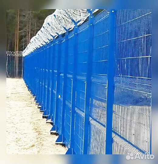 Сетка для забора 3d