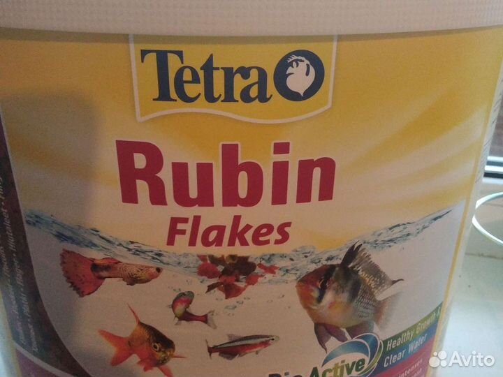 Корм для рыбок Rubin Flakes 100гр500мл