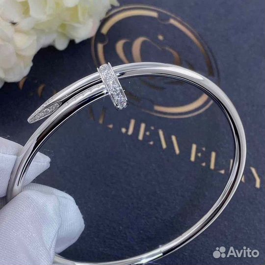 Браслет Cartier Juste un Clou Белое золото, 0,48ct