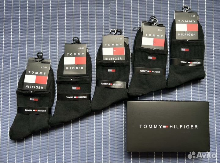 Носки черные Tommy Hilfiger 5 шт