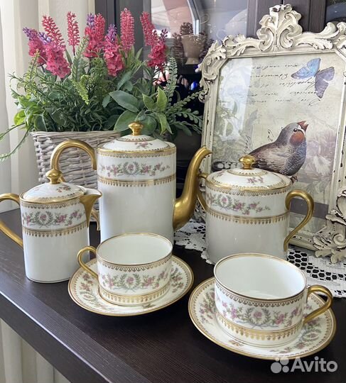 Чайный сервиз Limoges Франция 1930-1941