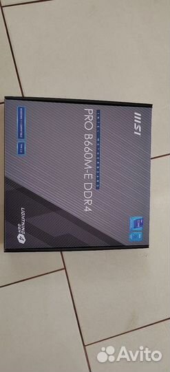 Продаю материнскую плату MSI Pro B660M-E DDR4