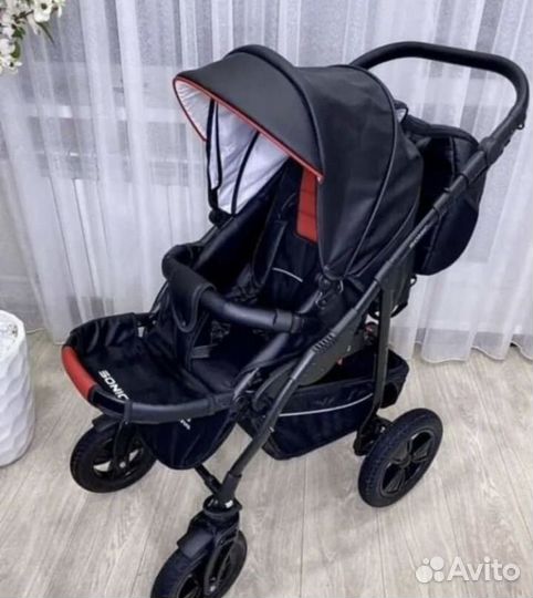 Коляска 3 в 1sonic plus черный