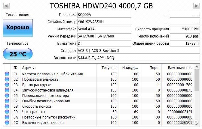 Жёсткий диск Toshiba PC P300 4tb