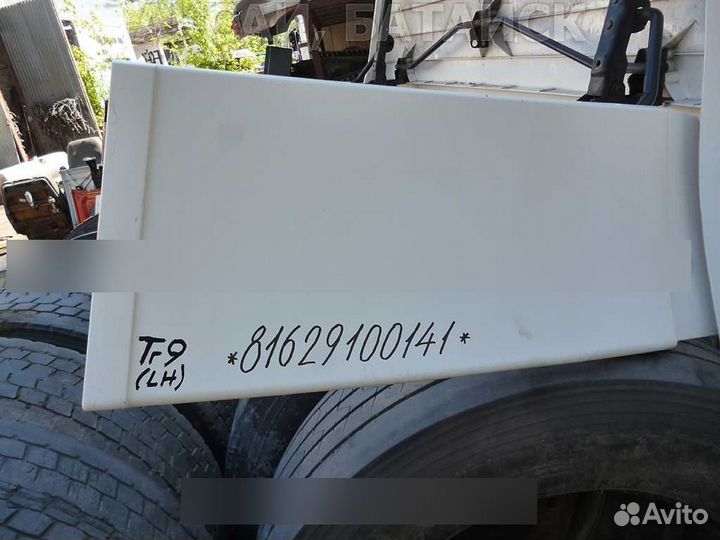 Спойлер кабины верхний левый MAN TGA 2000-2024