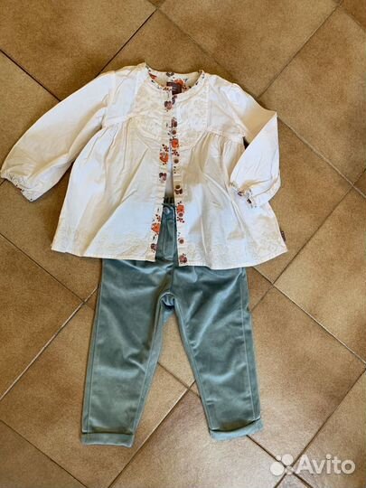 Блузка и брючки для девочки