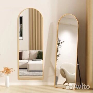 Напольное и настенное плотное зеркало-арка