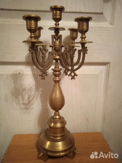 Подсвечник бронза