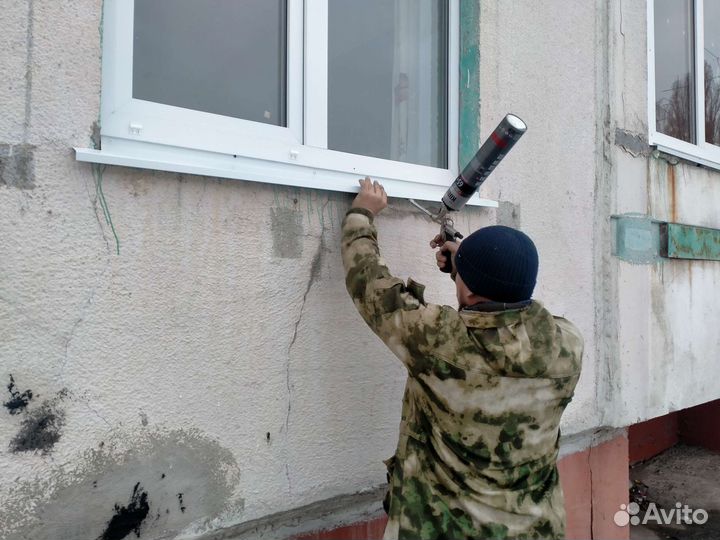 Пластиковые окна и двери пвх под ключ с установкой