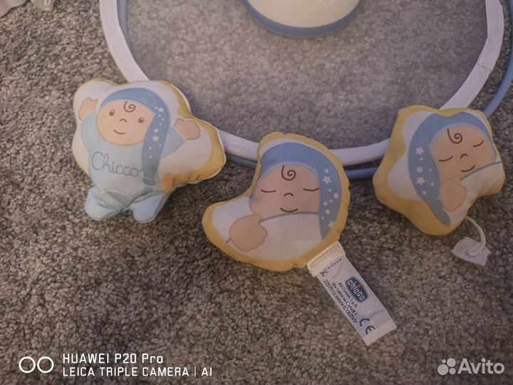 Мобиль Chicco Волшебные звёзды голубой