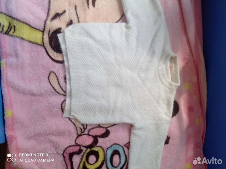 Теплая кофта для девочки