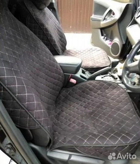 Чехлы широкие Накидки на сидения велюр алькантара