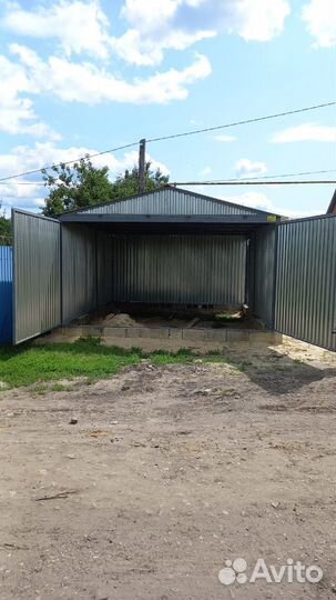 Гараж -пенал оцинкованный