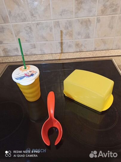 Контейнер пластиковый IKEA и Tupperware, шейкер