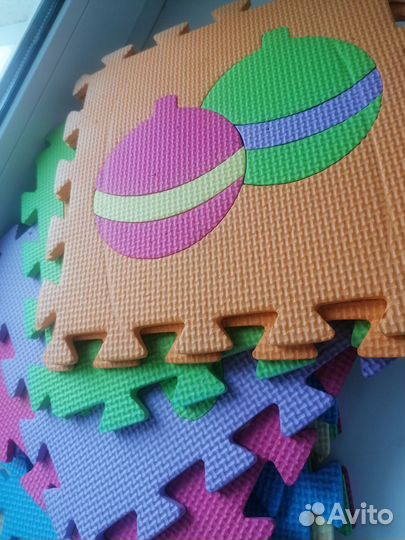 Детский коврик для ползания пазл