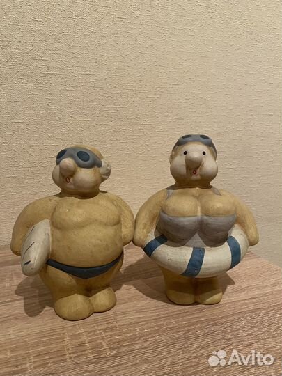 Смешные фигурки бабуля и дедуля