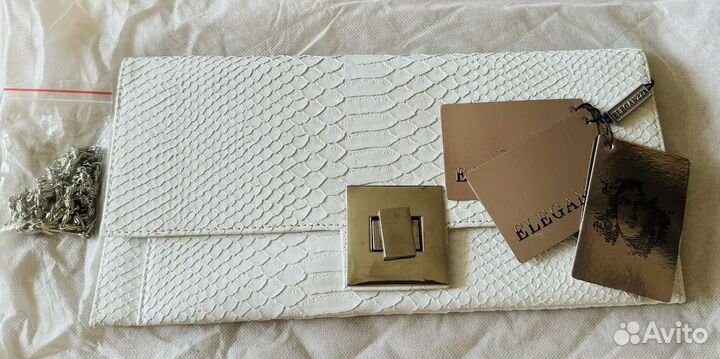 Новая Сумка натуральная кожа eleganzza Италия