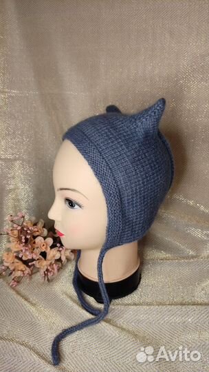 Шапка с ушками, коточепчик