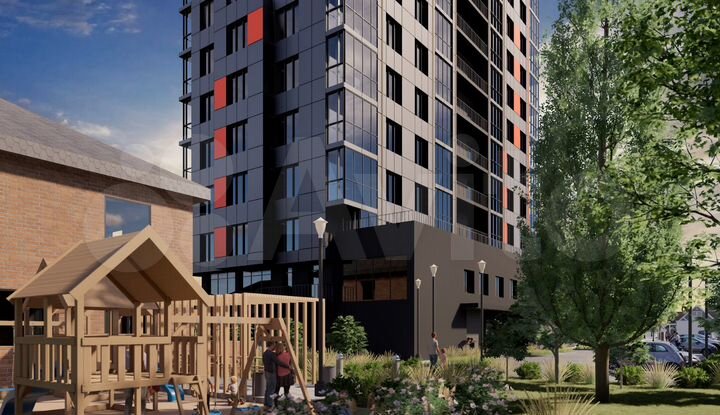 2-к. квартира, 64,3 м², 10/18 эт.