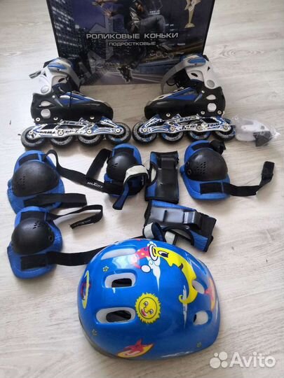 Детские ролики и защита