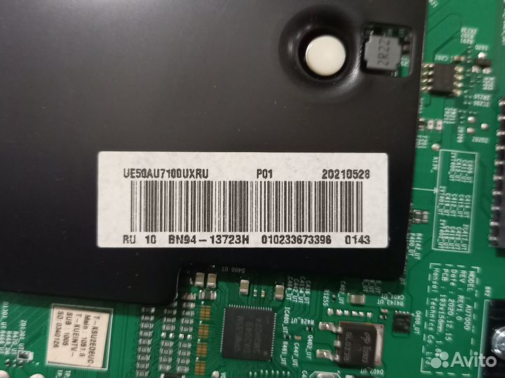 Разбор Samsung UE50AU7100uxru