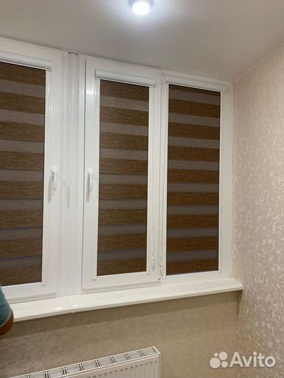 Рулонные шторы зебра