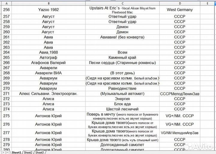 Пластинки виниловые 2 из 5 на 23.07.23 (470)