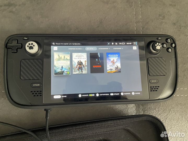 Valve steam Deck 64 gb + карта памяти на 512 gb