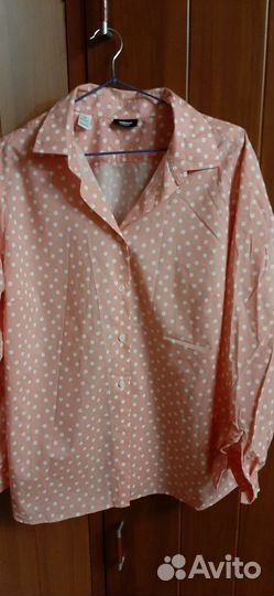 Рубашка женская хлопок размер 50 52