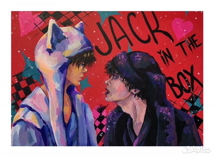 Картина акрилом / А4