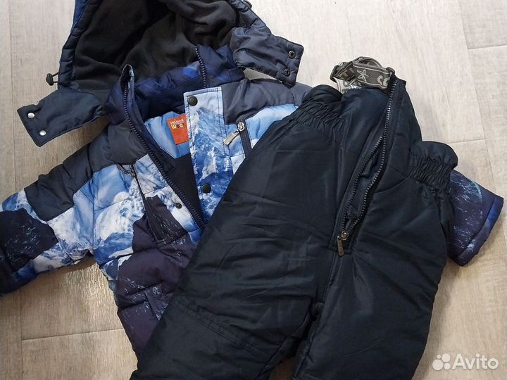Зимний комплект для мальчика 92