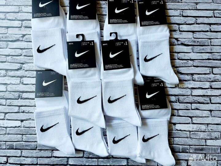 Носки nike белые