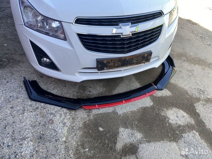 Сплиттер универсальный губа на передний бампер