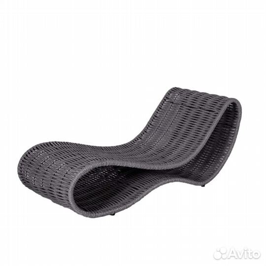 Шезлонг-лежак из лозы