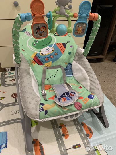 Детские качели шезлонг